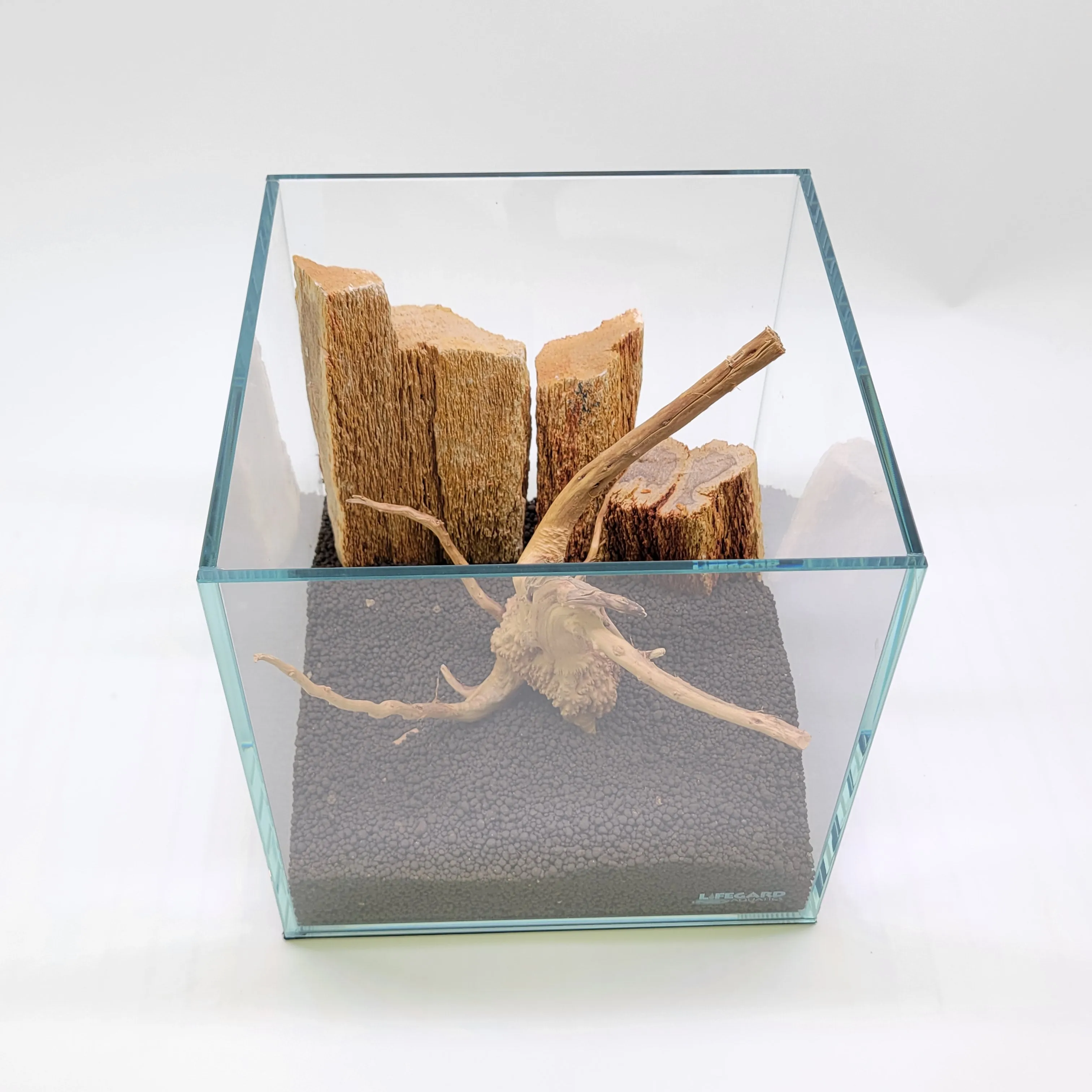 2 Gallon Ultra-Low Iron Nano Rimless Cube Tank