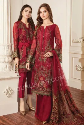 Baroque Chantelle Embroidered Chiffon Collection Vol-5 – 06 - Damask