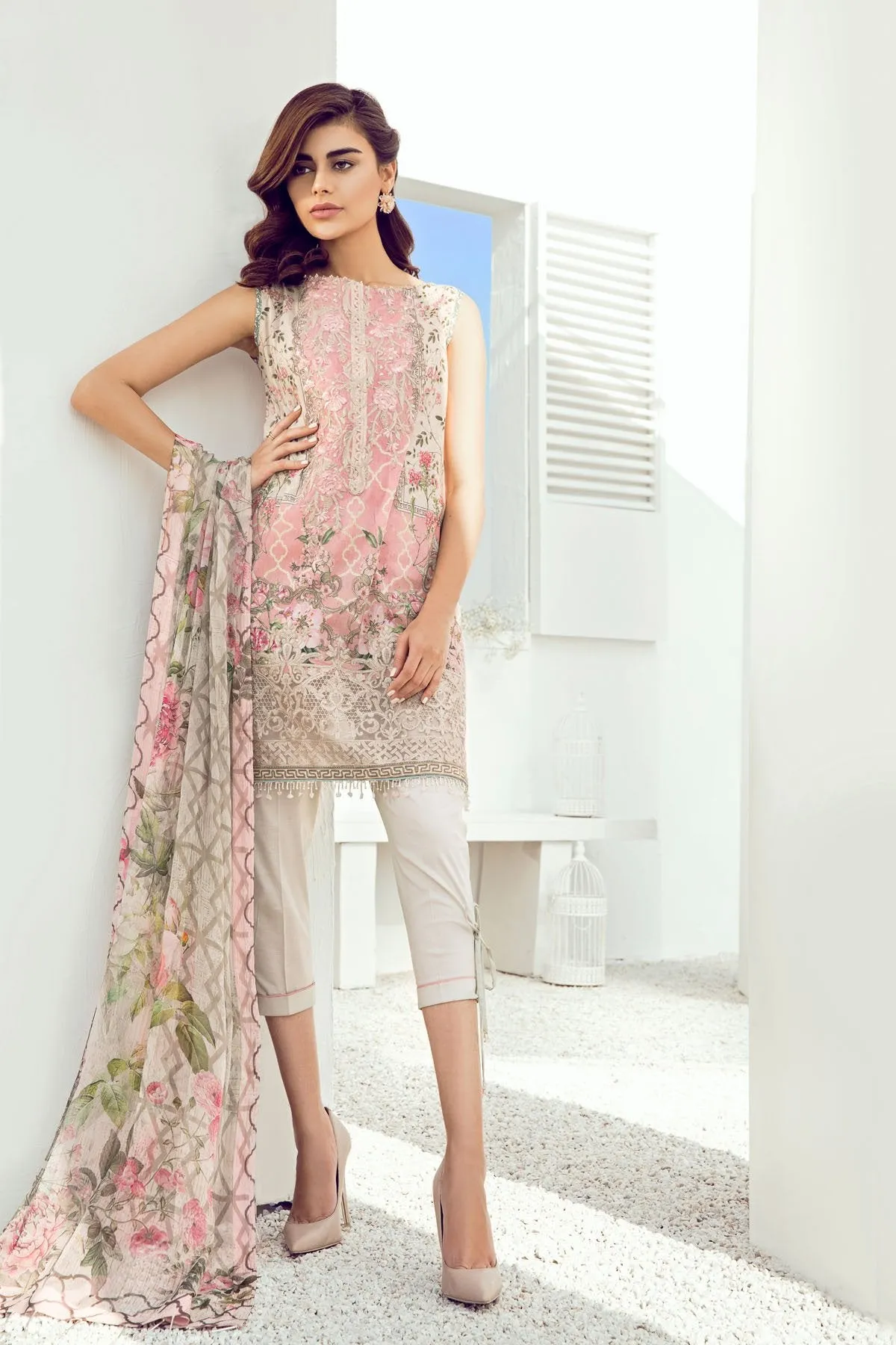 Baroque Fuchsia Lawn 2018 – Pink Gardenia