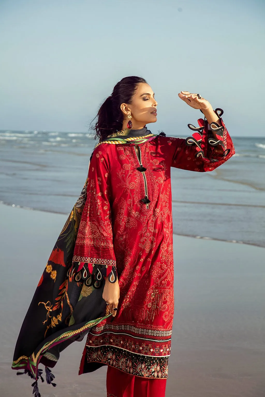 Baroque Khaddar Winter Collection – CORAL
