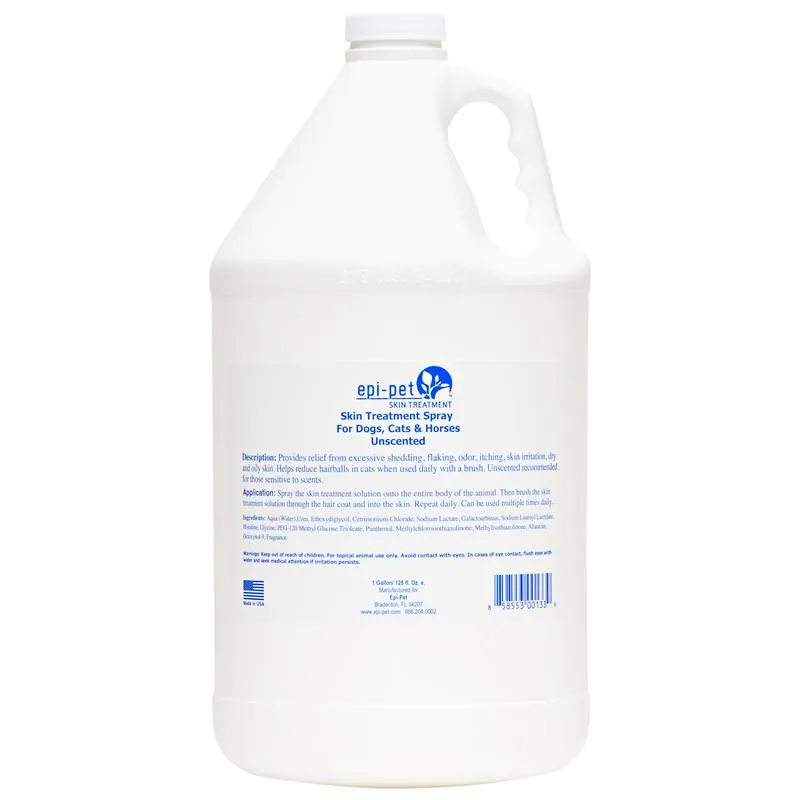 Epi-Pet Skin & Coat Enrichment Spray Gallon (Unscented) for Dogs, Cats & Horses