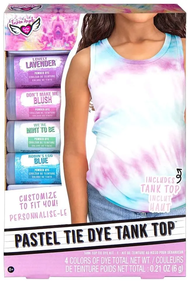 Fashion Angels Pastel Tie Dye Tank Top Kit