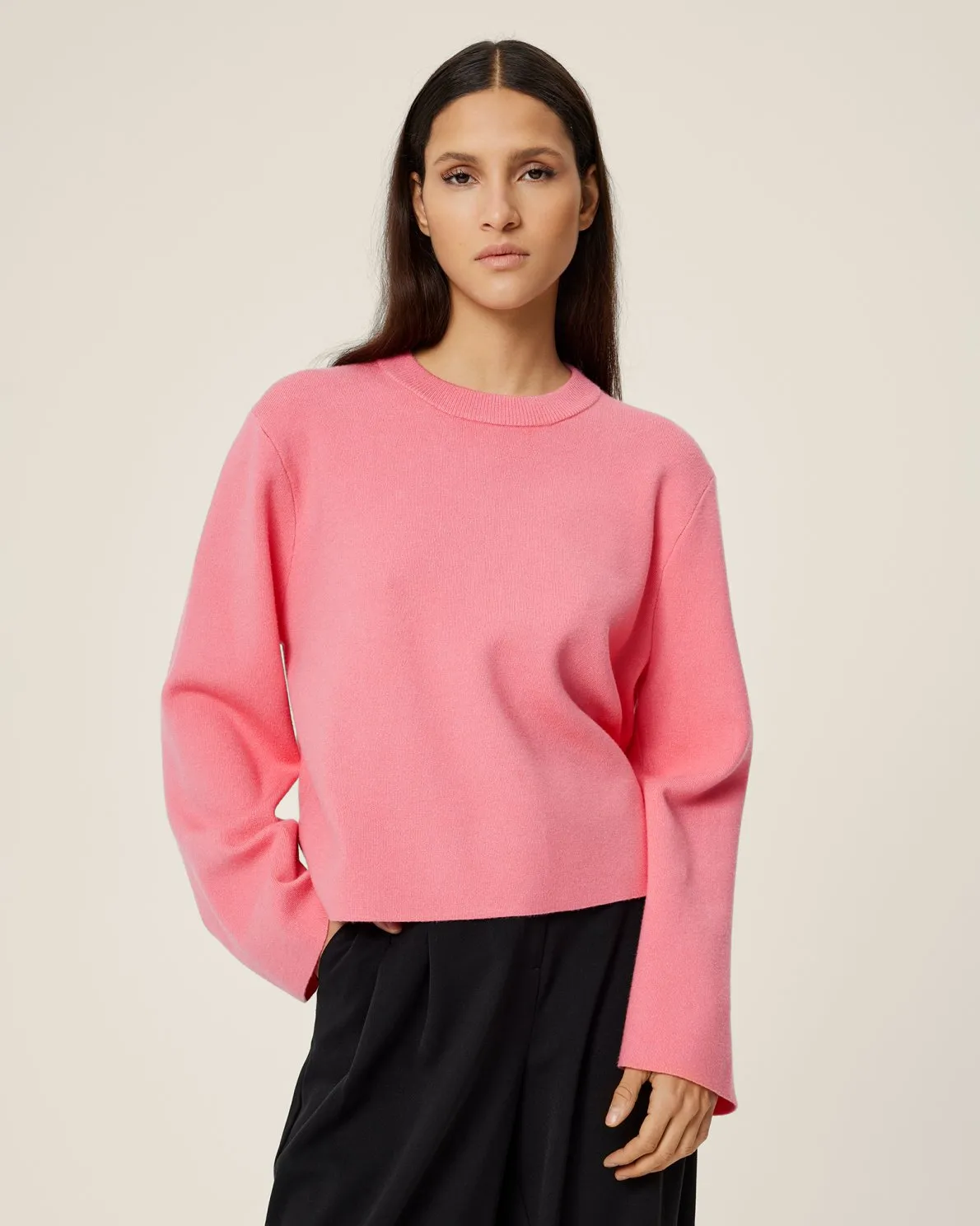 Ginnette East Pullover - Bubblegum Mel