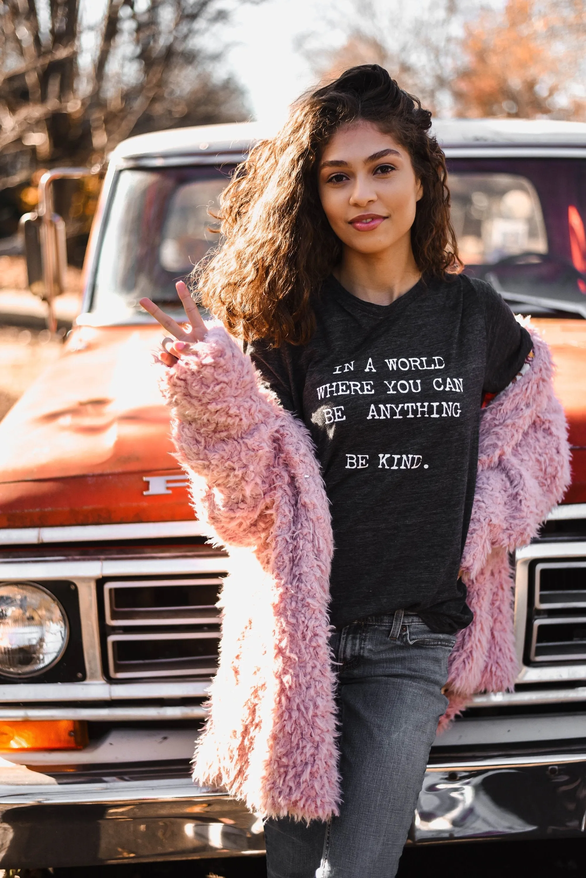 In a World Where You Can Be Anything, Be Kind - Muscle Tank
