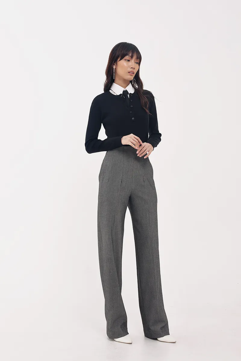 Levy Knit Top In Black (LAST PIECES)