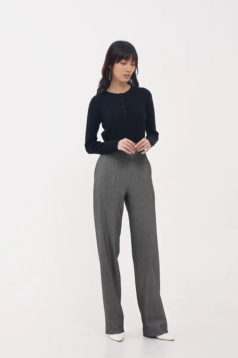 Levy Knit Top In Black (LAST PIECES)