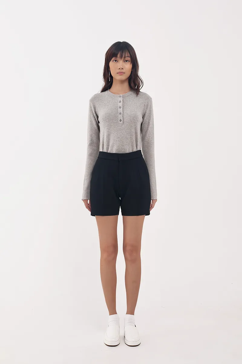 Levy Knit Top In Grey (LAST PIECES)