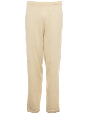 Lurex Thread Pattern Trousers - W26 L32