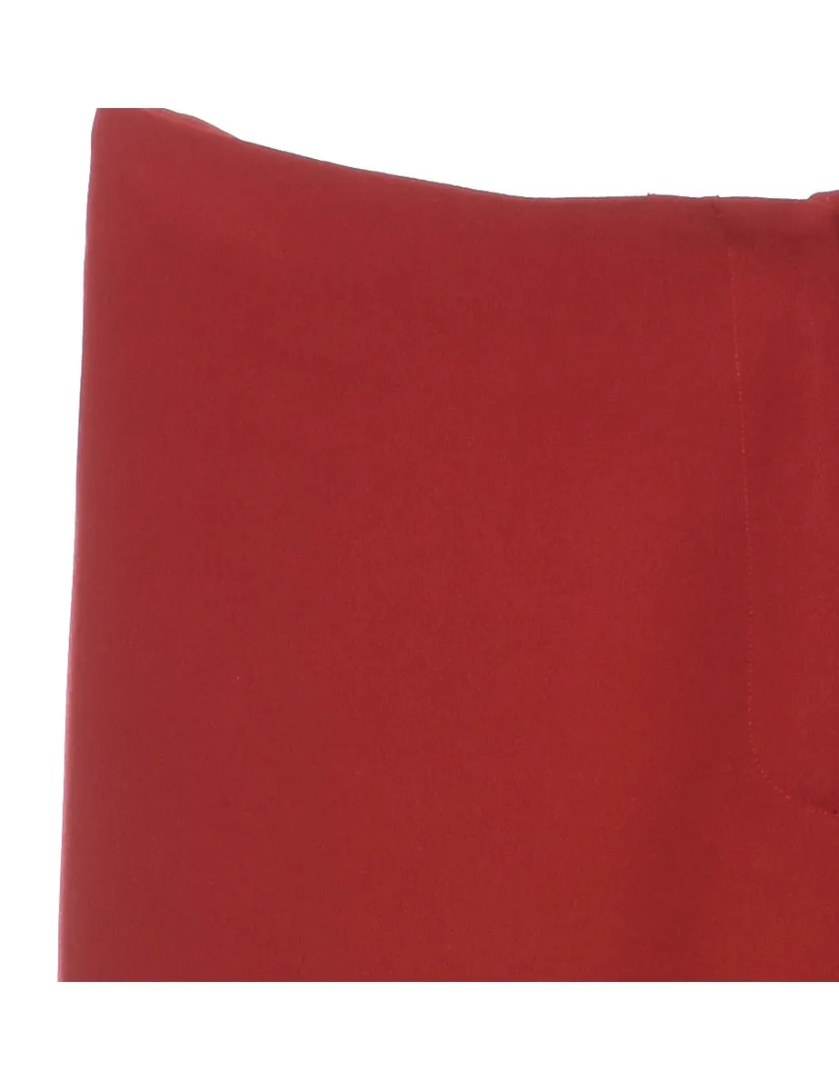 Maroon Trousers - W32 L32