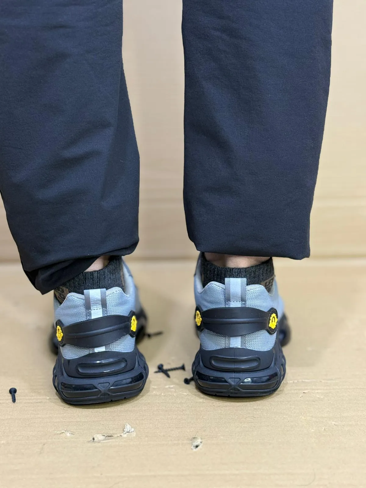Men's Aviator Workwear Safety Shoes, Professional Steel Toe & Puncture Proof with Air Cushioned & Non Slip Sole - Breathable Shock-Absorbing
