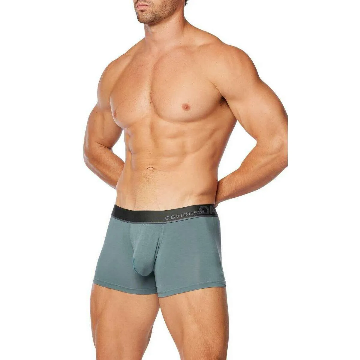 Obviously PrimeMan Boxer Brief 3inch Leg - Slate Grey