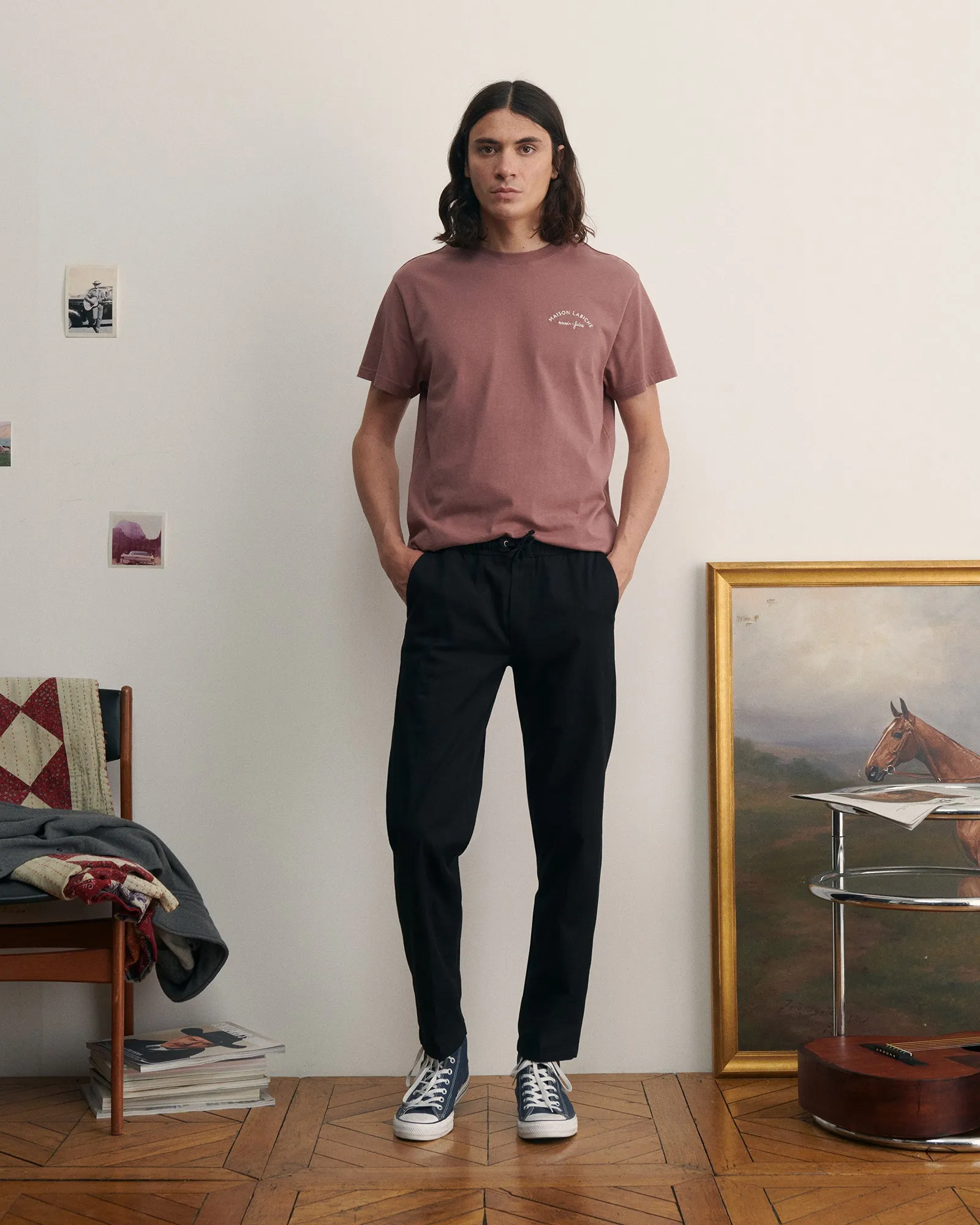 "Cotton Twill" arcade pants
