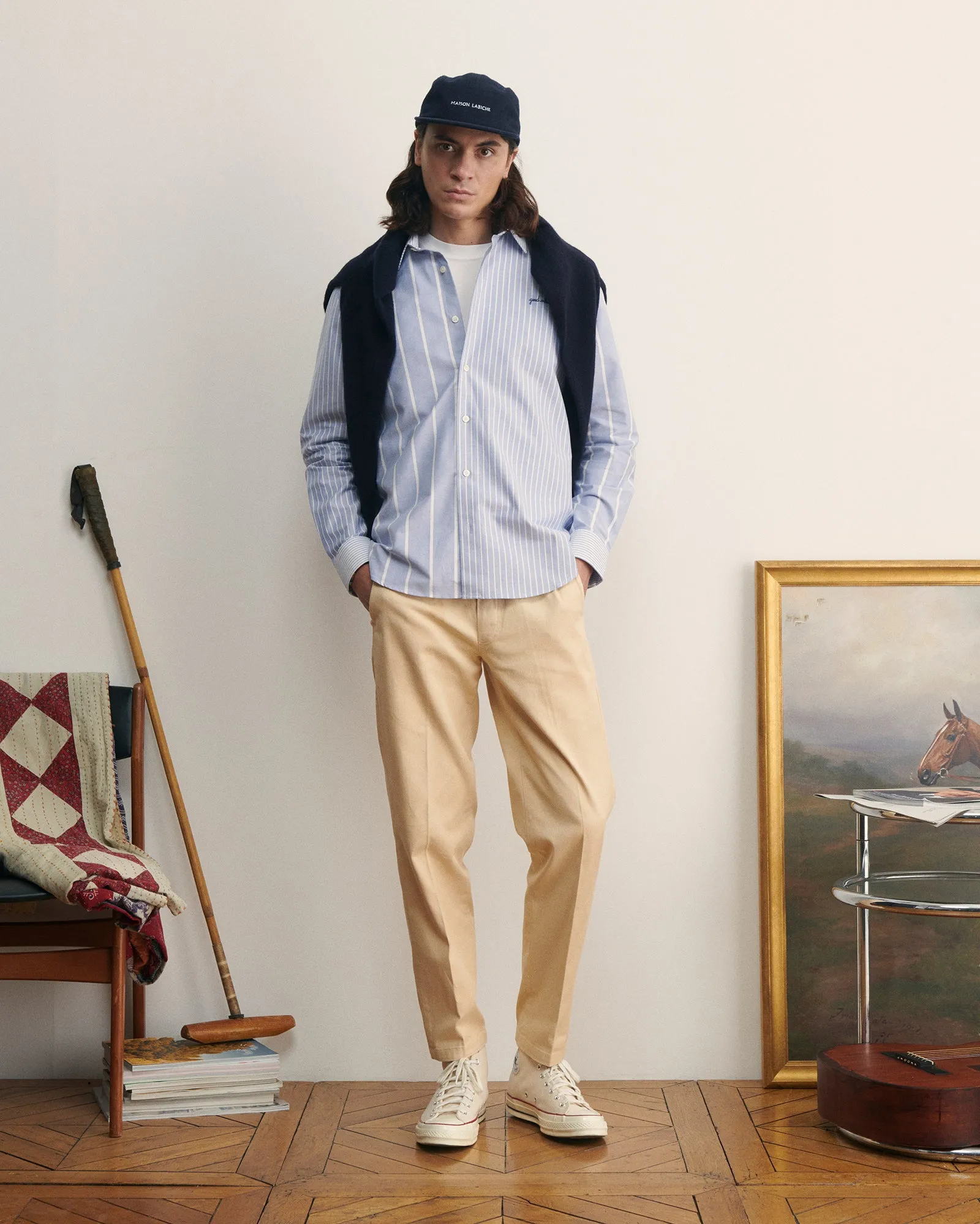 "Cotton Twill" arcade pants