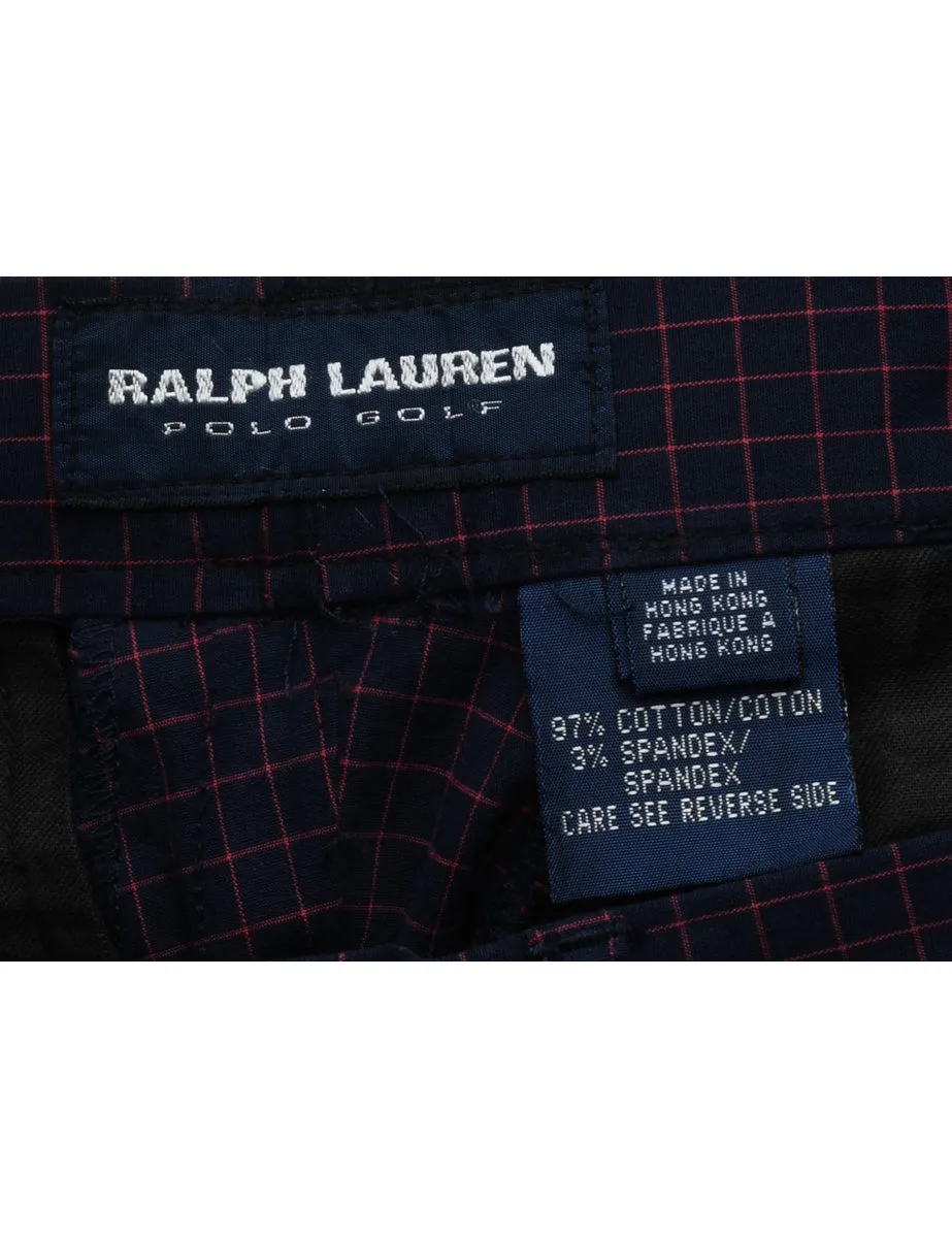 Ralph Lauren Checked Trousers - W30 L30