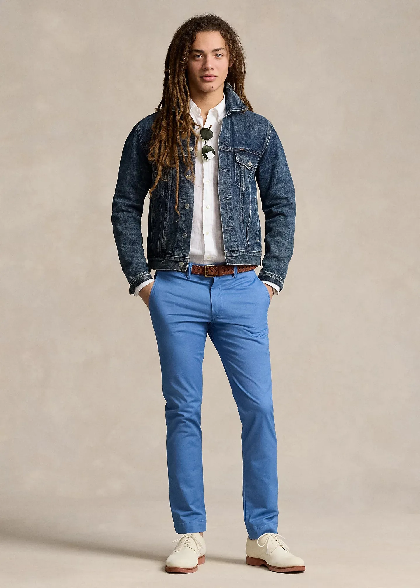 Ralph Lauren Stretch Slim Fit Chino Trouser | Nimes Blue