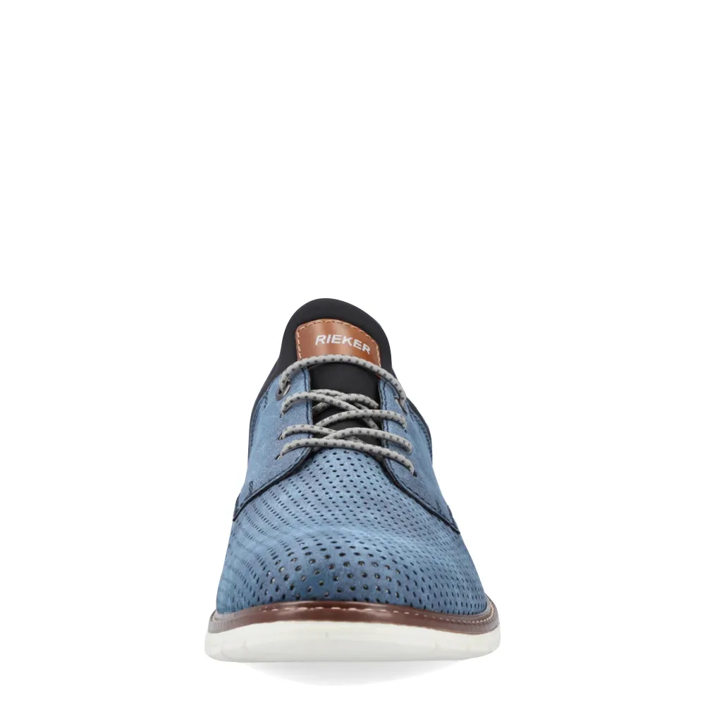 Rieker Men's Dustin 50 Perfed Shoe (Blue)