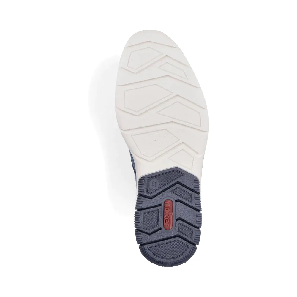 Rieker Men's Dustin 50 Perfed Shoe (Blue)