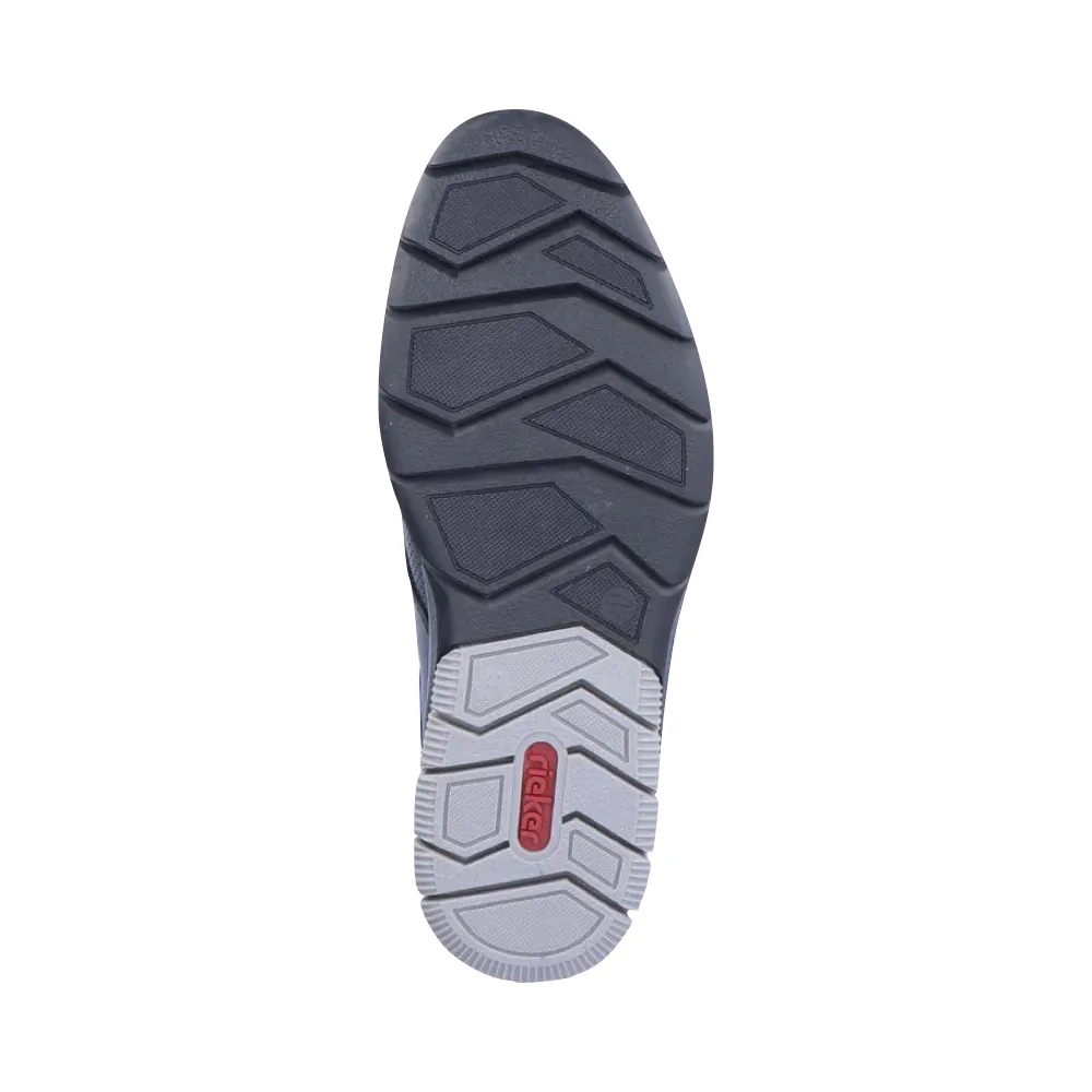Rieker Men's Dustin 54 Bungee Dress Shoe (Black)