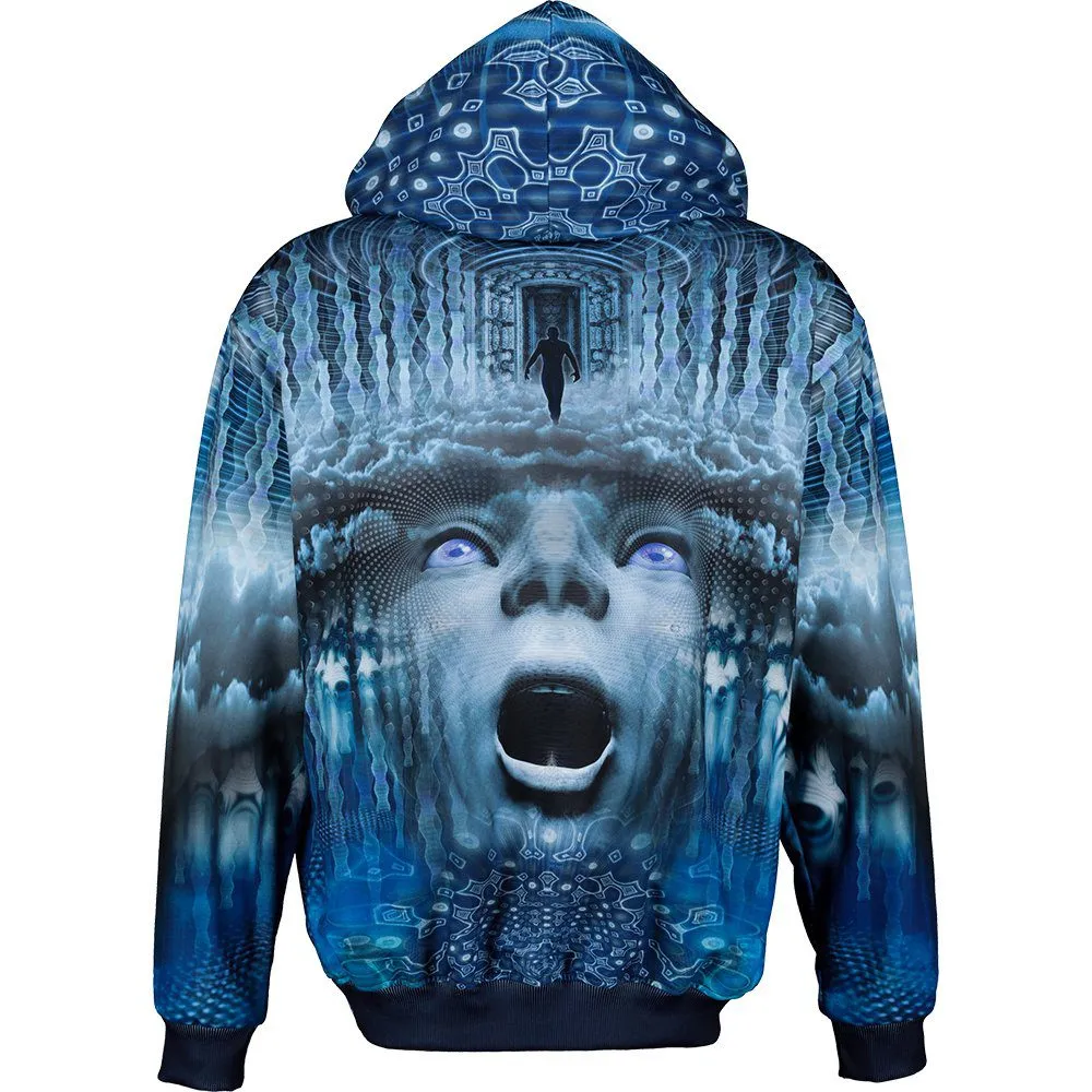 Sacred Geometry Hoodie | Fractal Hoodie | Psy Clothing | Festival Hoodie | Psychedelic Sweater | Nothing (HD)