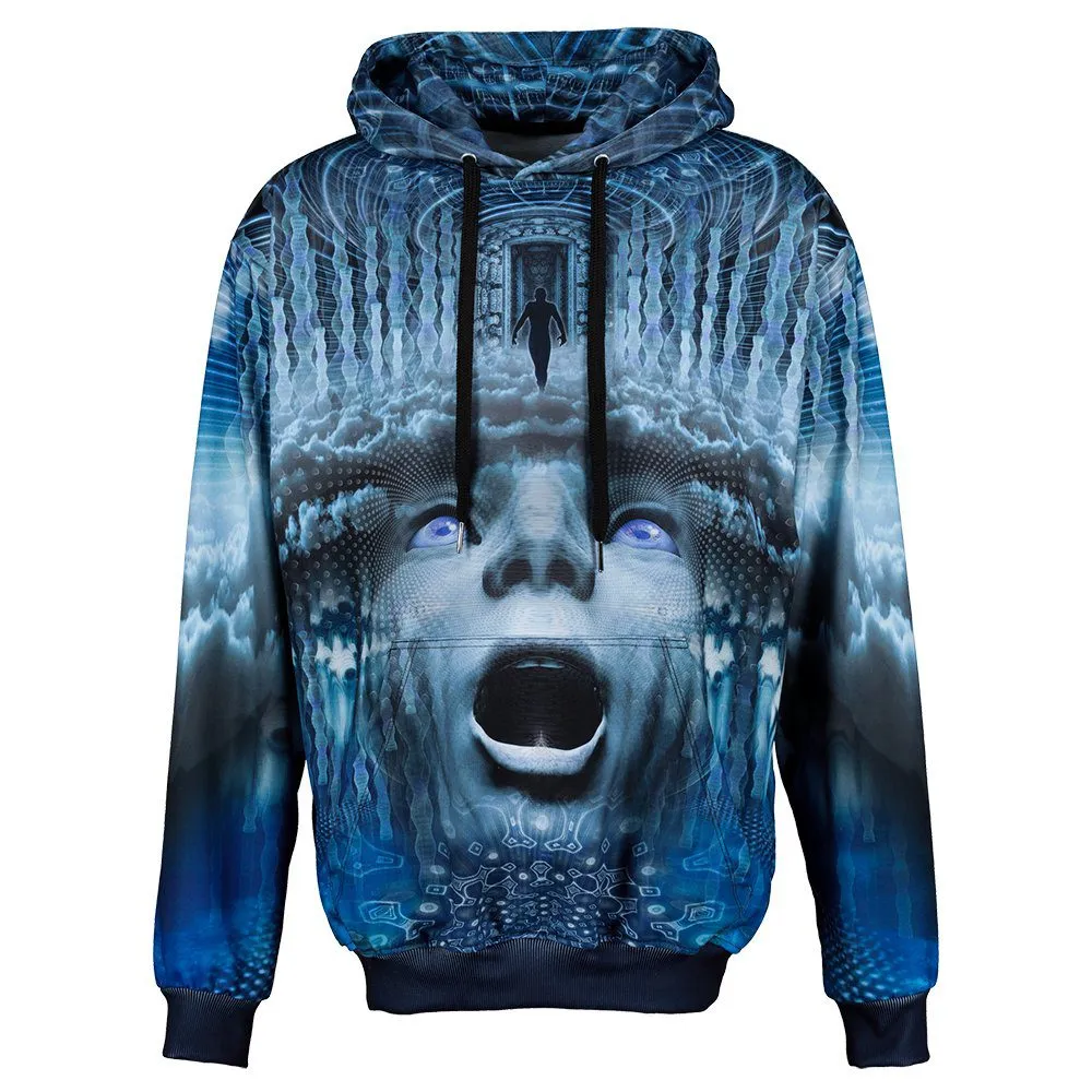 Sacred Geometry Hoodie | Fractal Hoodie | Psy Clothing | Festival Hoodie | Psychedelic Sweater | Nothing (HD)