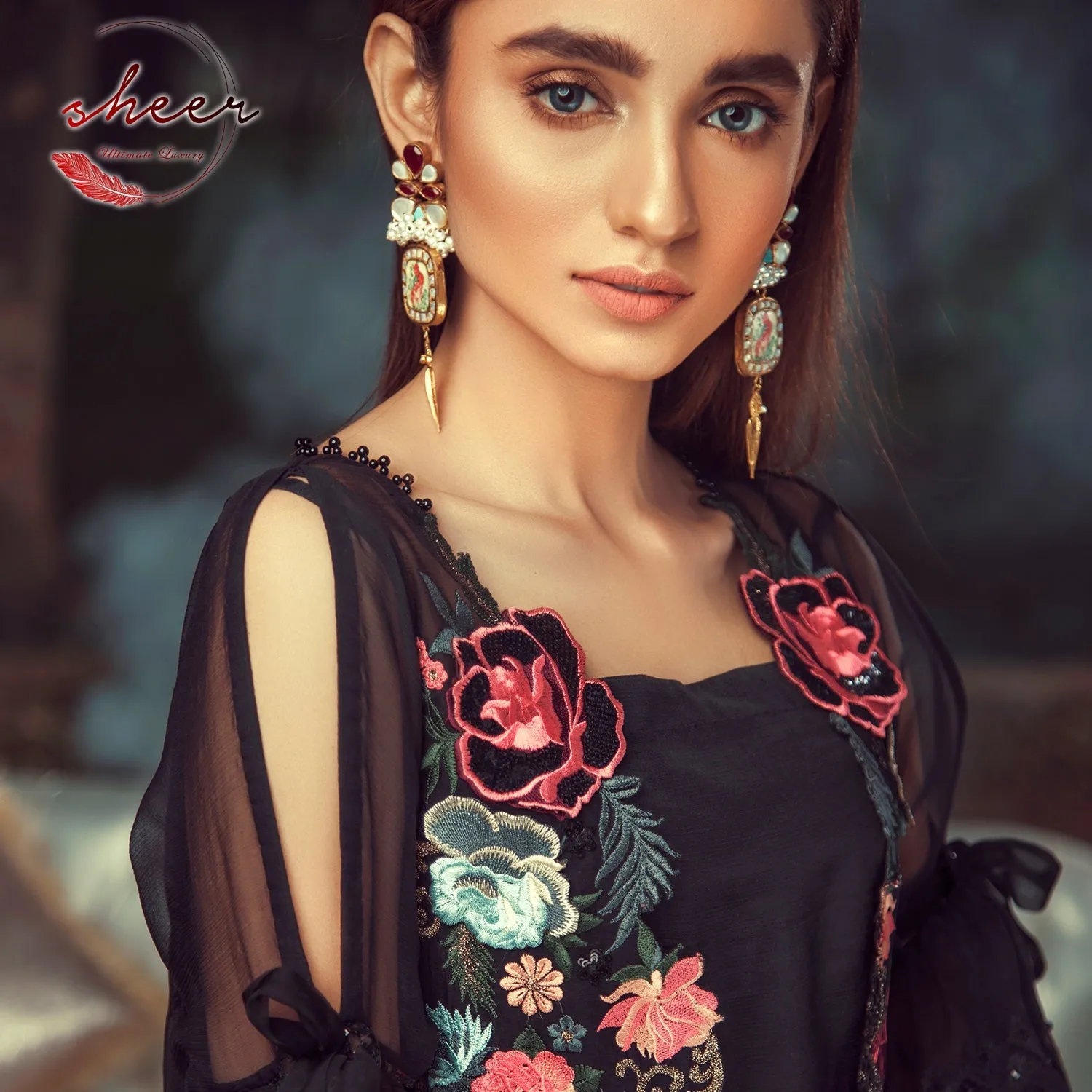 Sheer Ultimate Luxury Chiffon Collection – 10-DARK FAUNA