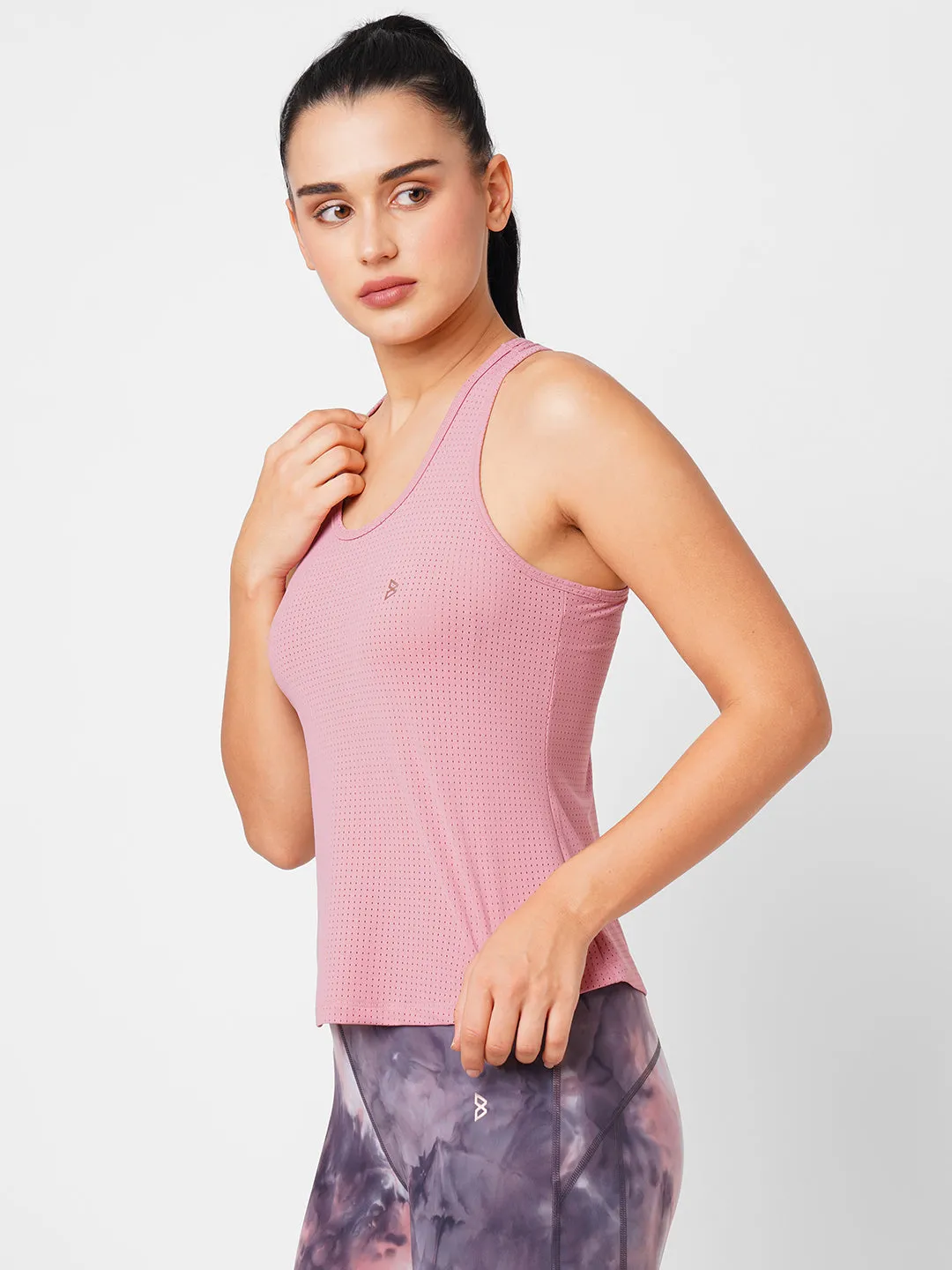 Sweet Pink Tie-dye Racerback Set