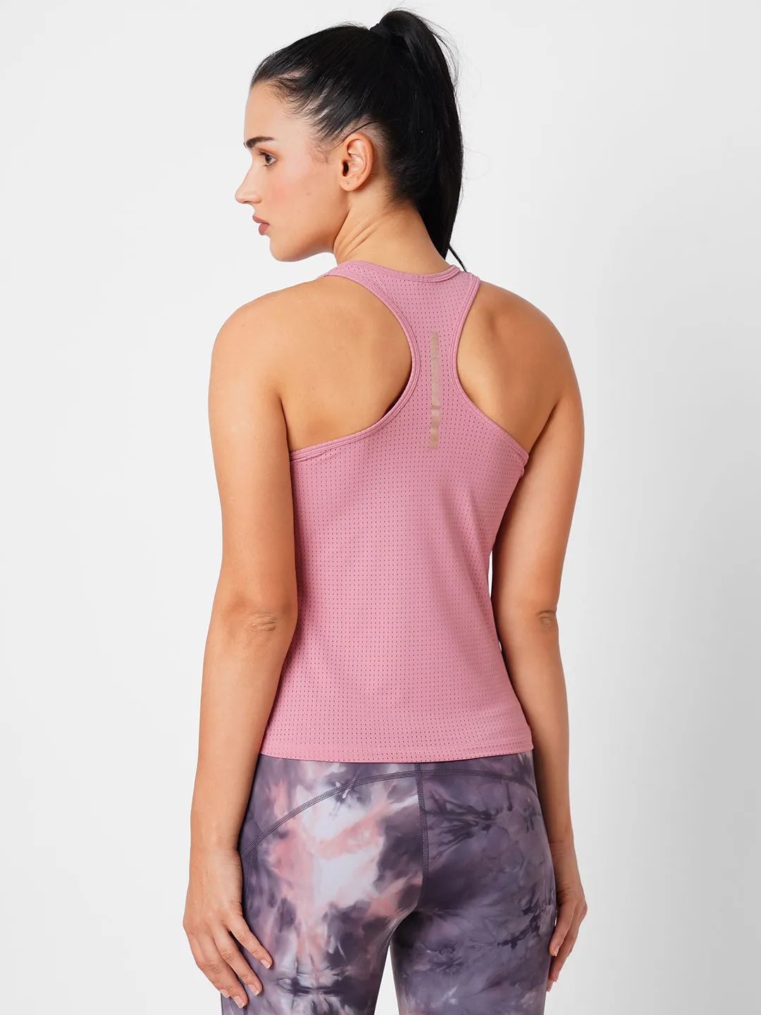 Sweet Pink Tie-dye Racerback Set