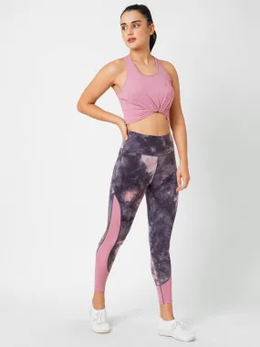 Sweet Pink Tie-dye Racerback Set