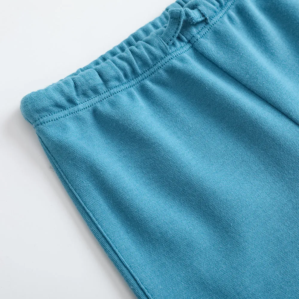 Vauva FW23 - Baby Boys Solid Cotton Trousers (Blue)