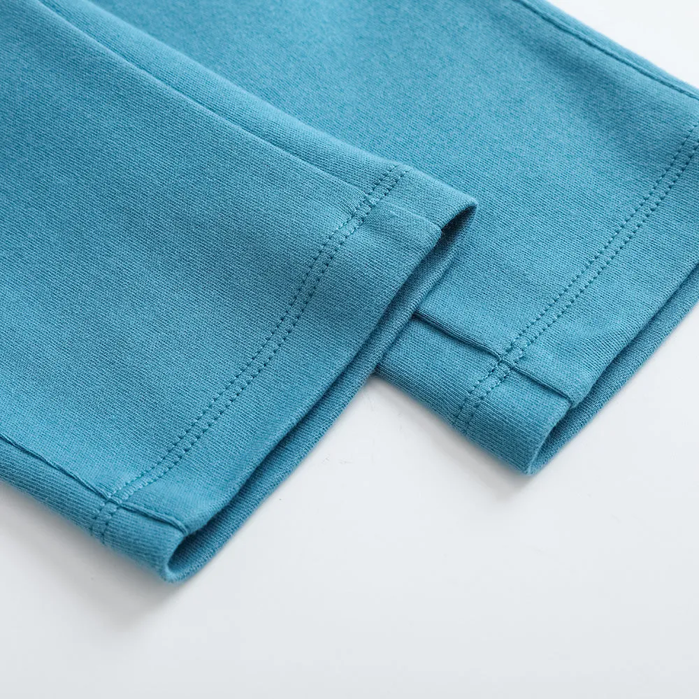 Vauva FW23 - Baby Boys Solid Cotton Trousers (Blue)