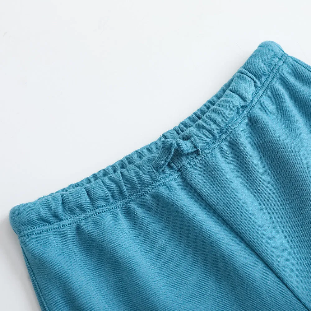Vauva FW23 - Baby Boys Solid Cotton Trousers (Blue)