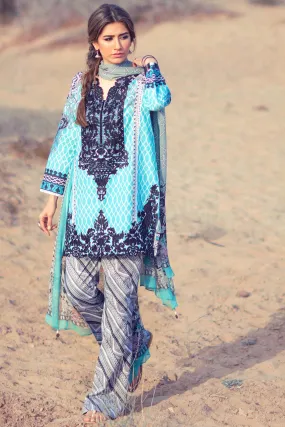 Zara Shahjahan Lawn Collection 2016 – Rajastani Mor